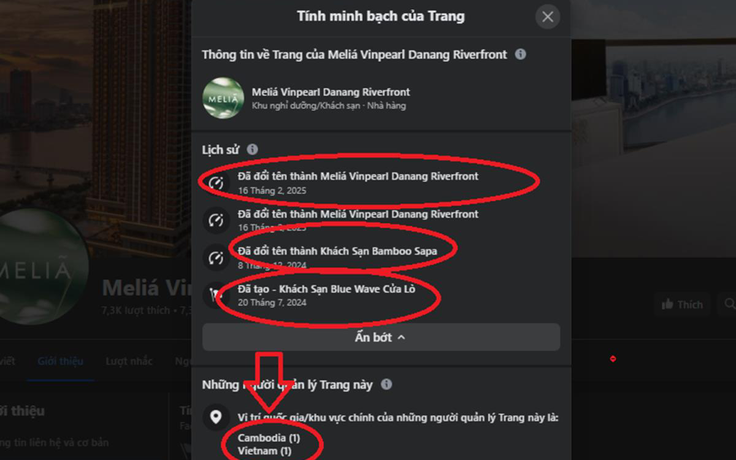 Du khách làm gì để nhận diện Fanpage lừa đảo, mạo danh khách sạn?