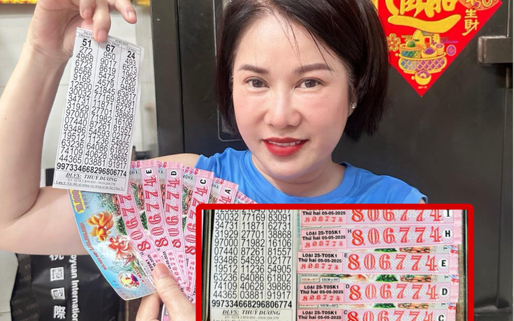 Một người đàn ông ở Bình Dương trúng 13 tờ vé số độc đắc, 26 tỉ đồng