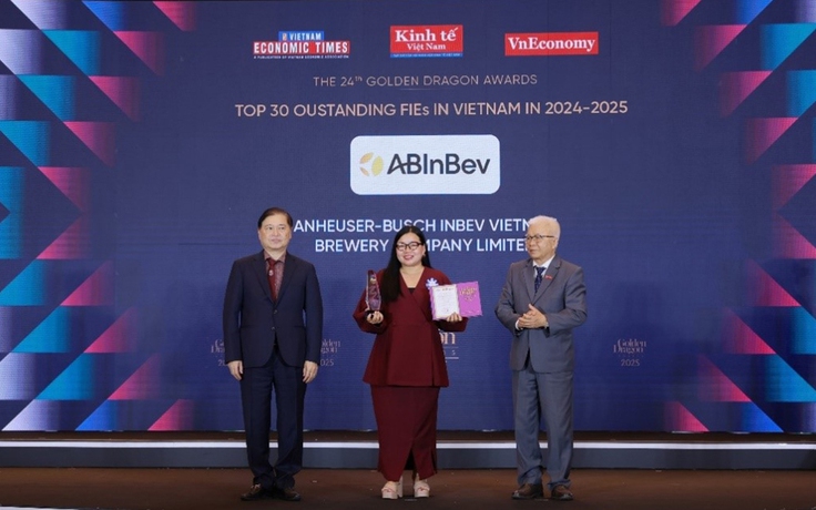 AB InBev 4 năm được vinh danh tại Giải thưởng Rồng Vàng