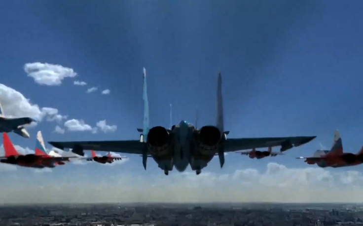 Lễ duyệt binh Nga: Những góc quay 'tuyệt đối điện ảnh' khiến người xem sửng sốt