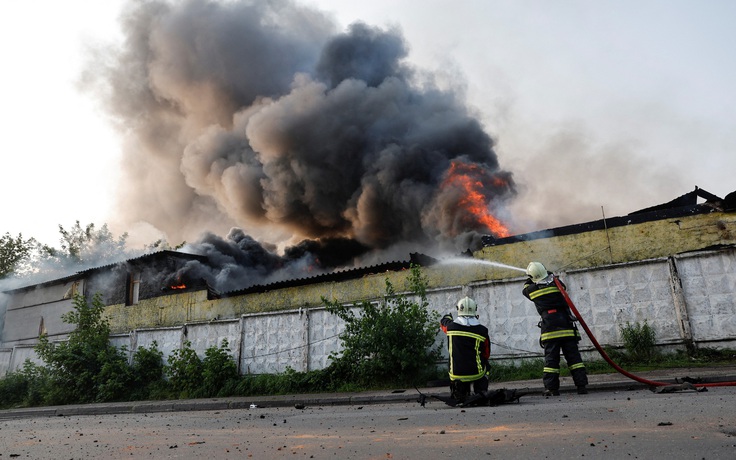Chiến sự Ukraine ngày 1.203: Nga tấn công dữ dội nhất vào Kyiv