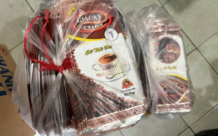 Khởi tố nữ bị can có xưởng sản xuất cà phê giả, mang thương hiệu Gia Cát