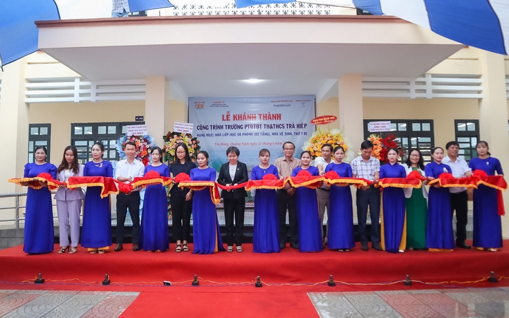 Hơn 4,6 tỉ đồng nâng cấp trường học, xây dựng tương lai học sinh vùng cao
