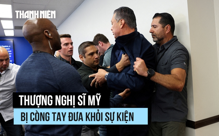 Thượng nghị sĩ Mỹ bị khống chế, còng tay khi chất vấn bộ trưởng