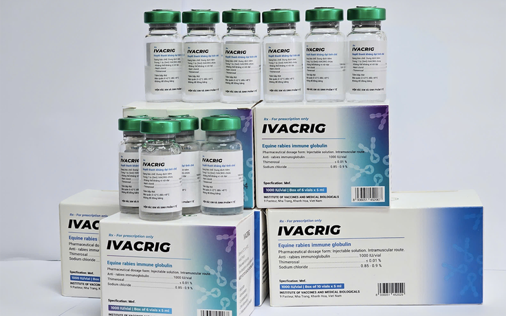 IVACRIG: Huyết thanh kháng dại tinh sạch, an toàn hơn, hiệu quả hơn