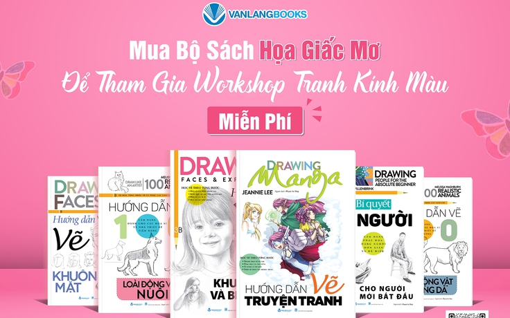 Mua bộ sách Họa Giấc Mơ để tham gia Workshop Tranh kính màu miễn phí