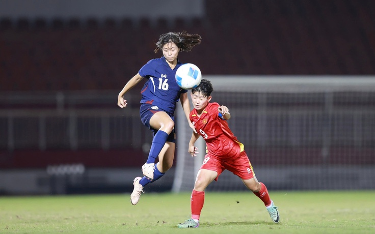 U.19 nữ Việt Nam chưa thể vượt qua Thái Lan