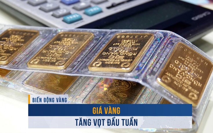 Biến động vàng ngày 2.6: Giá vàng tăng vọt đầu tuần