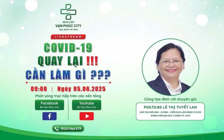 Livestream phòng, chống Covid-19: Bệnh viện Vạn Phúc City đồng hành cùng cộng đồng