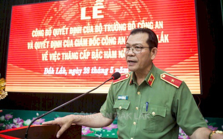 Thiếu tướng Lê Vinh Quy, Giám đốc Công an tỉnh Đắk Lắk, nghỉ hưu