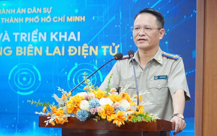 Cục Thi hành án dân sự TP.HCM: Áp dụng biên lai điện tử từ ngày 23.6