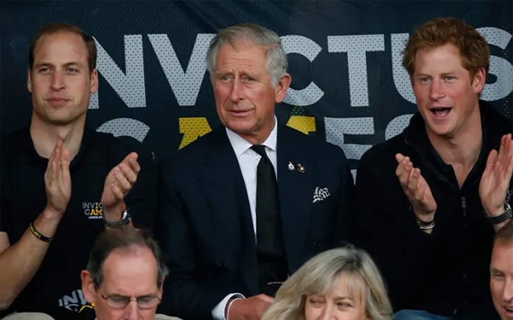Hoàng tử Harry làm lành với Vua Charles và Thân vương William