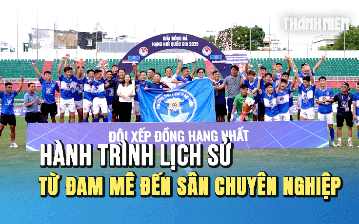 Lần đầu tiên có đội bóng của trường đại học thi đấu tại Giải hạng Nhất Quốc gia