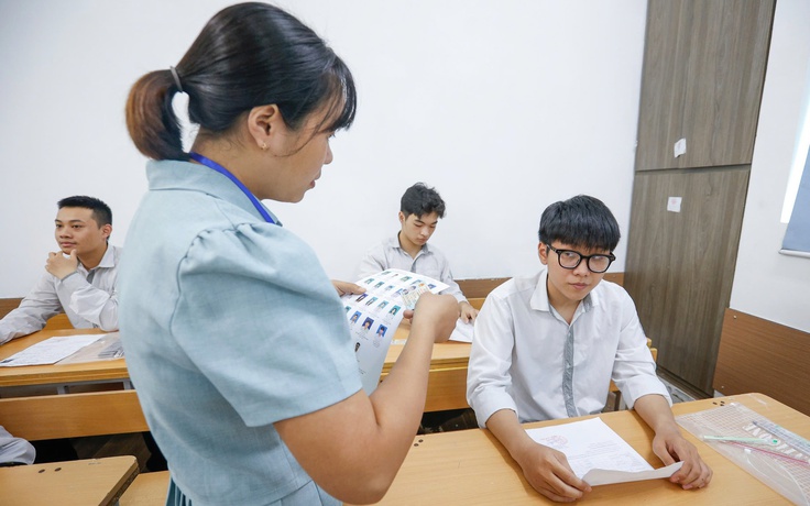 Hơn 99% thí sinh làm thủ tục dự thi tốt nghiệp THPT