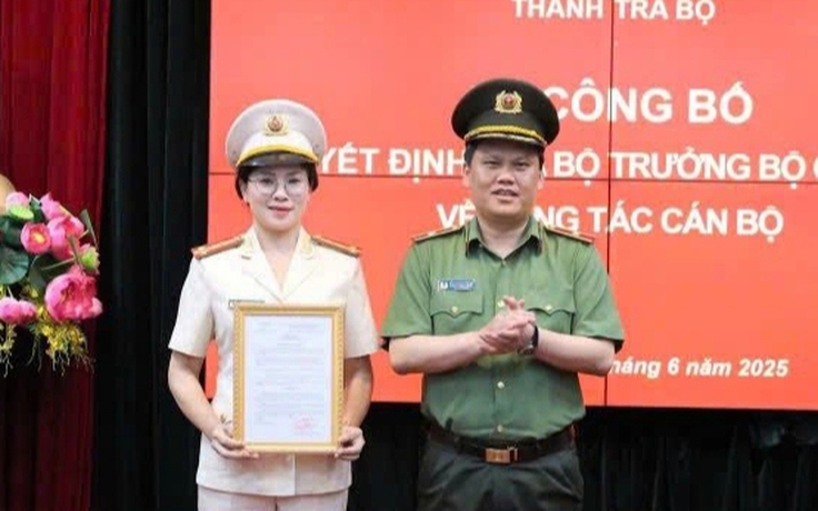 Nữ đại tá Công an tỉnh Nam Định làm Phó chánh thanh tra Bộ Công an