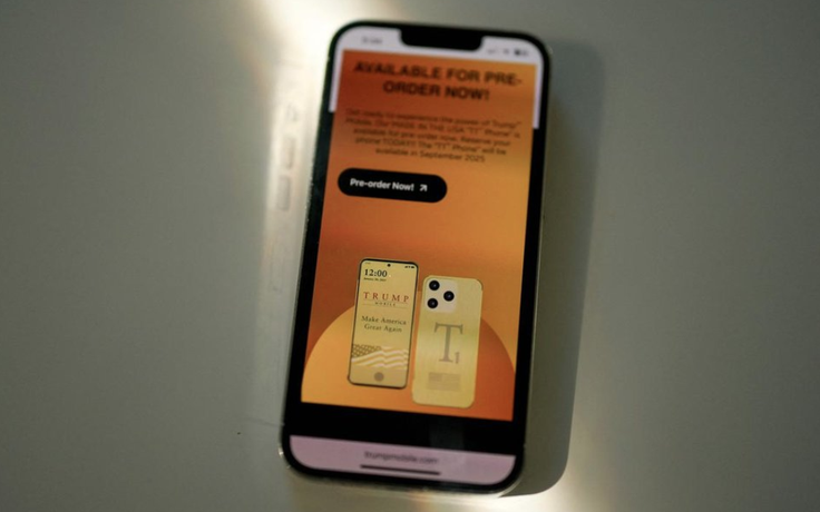 Dòng điện thoại của Trump Mobile tự gỡ mác ‘sản xuất tại Mỹ’?