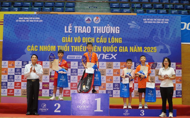 TP.HCM xuất sắc giành 5 HCV giải cầu lông các nhóm tuổi thiếu niên quốc gia