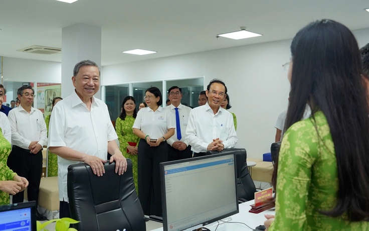 Phường đầu tiên được Tổng Bí thư đến thăm và làm việc trước khi vận hành chính thức