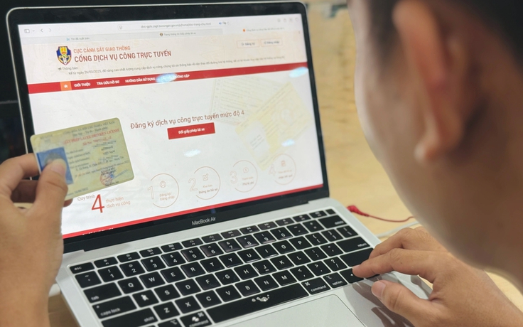 Thủ tục đổi bằng lái xe online qua cổng dịch vụ công của Cục CSGT