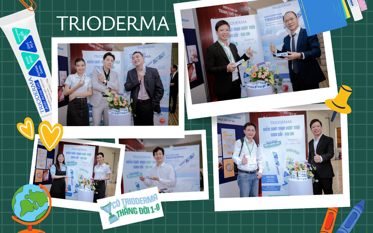 Trioderma tặng 200 quà ‘xịn’ tại hội thảo ở Đại học Y khoa Phạm Ngọc Thạch