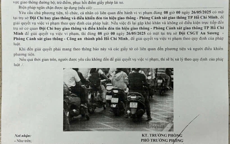 Gần 17.000 xe máy bị CSGT TP.HCM phạt nguội