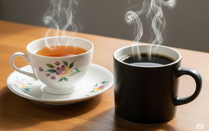 Lợi ích trà xanh khác cà phê thế nào?