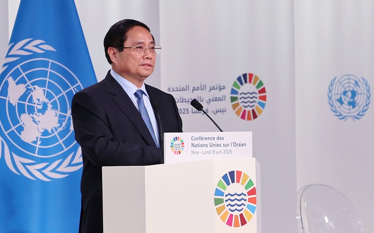 Thủ tướng Phạm Minh Chính đại diện cho ASEAN phát biểu tại UNOC 3