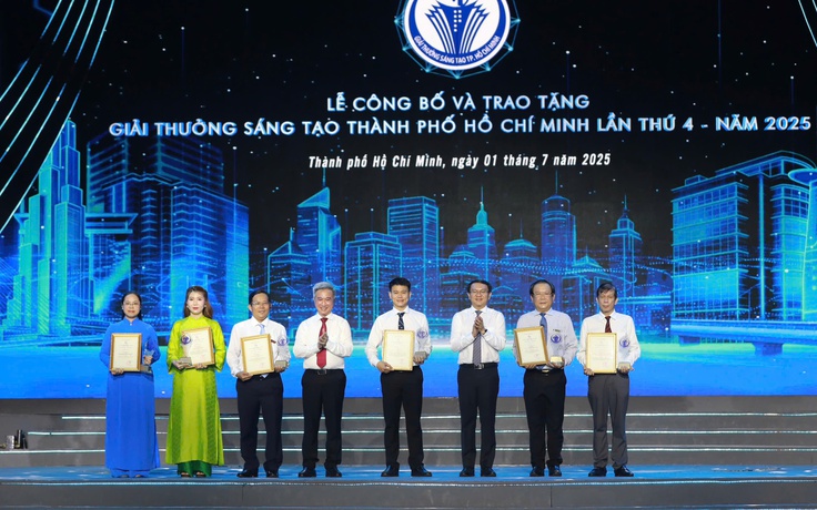 TP.HCM trao Giải thưởng Sáng tạo năm 2025
