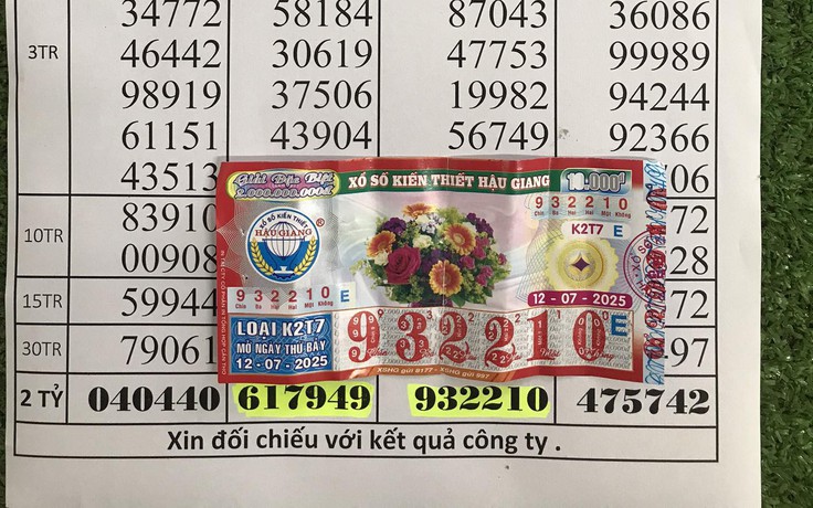 Xổ số miền Nam ngày 12 tháng 7: Trúng độc đắc, nông dân Đồng Tháp nhận tiền mặt 'đổi đời'