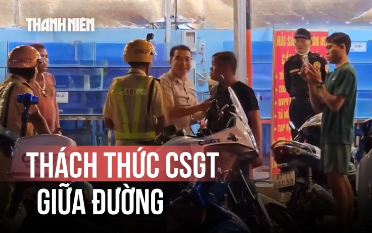Thách thức CSGT giữa đường, 4 người bị khống chế trong đêm