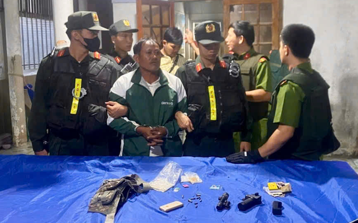 Lâm Đồng: Nhanh chóng bắt giữ đối tượng dùng súng tự chế bắn trung tá công an