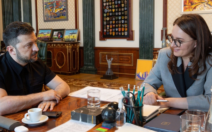 Tổng thống Zelensky muốn nữ Bộ trưởng Kinh tế Ukraine làm thủ tướng