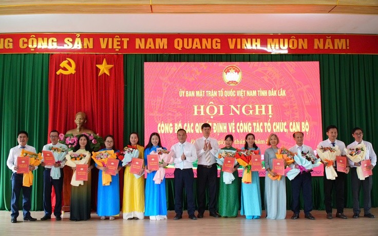 Đắk Lắk: Thành lập 13 ban, đơn vị trực thuộc Ủy ban Mặt trận Tổ quốc