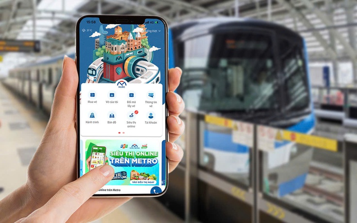 TP.HCM lần đầu có 'siêu thị online trên metro'