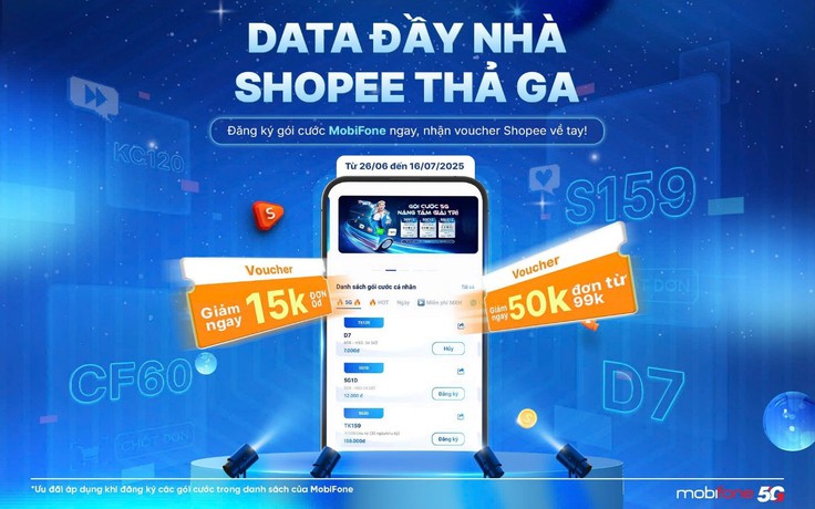 MobiFone đồng hành cùng Shopee mang đến trải nghiệm tiêu dùng đa tiện ích cho khách hàng
