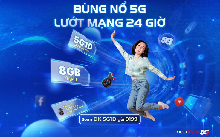 5G1D - Gói cước 5G linh hoạt cho tín đồ mạng xã hội