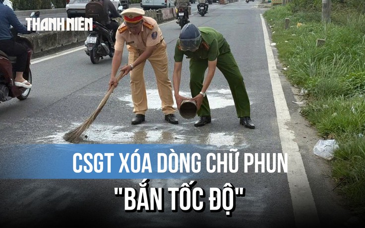 CSGT truy tìm người phun chữ "bắn tốc độ" trên đường Lê Quang Đạo