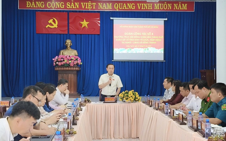 HĐND TP.HCM khảo sát phường, xã sau 1.7: Xã Đông Thạnh  kiến nghị cải thiện cơ sở vật chất