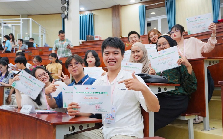 Sinh viên 24 trường ĐH của 8 quốc gia đến Việt Nam tham gia trại hè