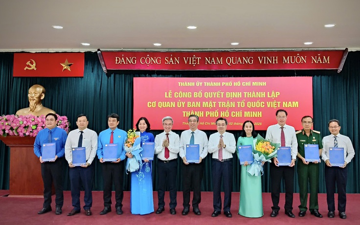 TP.HCM công bố nhân sự mới của MTTQ và 5 tổ chức chính trị - xã hội