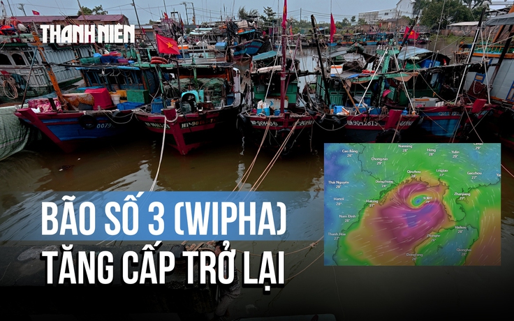 Bão số 3 (Wipha) suy yếu khi đổ bộ Trung Quốc, mạnh trở lại khi vào vịnh Bắc bộ