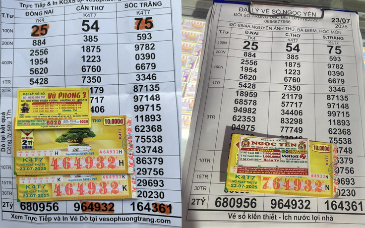 Xổ số miền Nam ngày 23 tháng 7: Khách ở TP.HCM sáng mượn tiền, chiều… trúng số