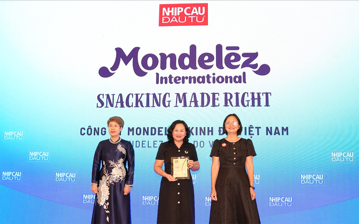 Mondelez Kinh Đô tiếp tục được vinh danh tại Top 50 Doanh nghiệp Phát triển bền vững