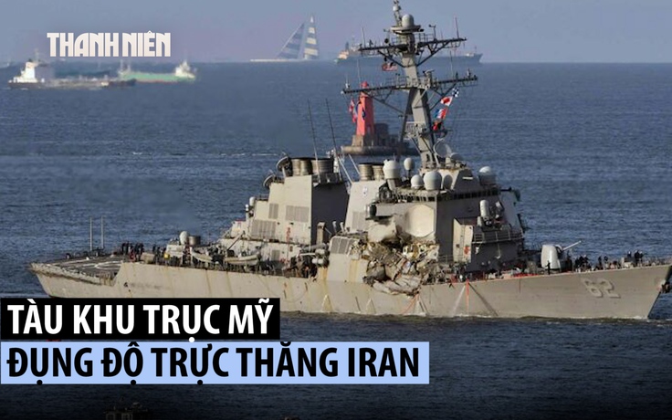 Iran tung hình ảnh trực thăng 'xua đuổi' tàu khu trục Mỹ