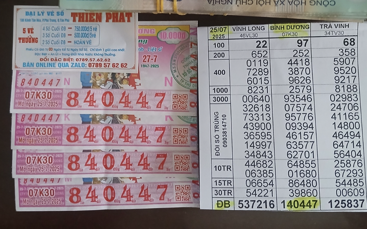 Trúng 4 tờ xổ số miền Nam, người đàn ông ở TP.HCM nửa đêm gọi điện đổi thưởng
