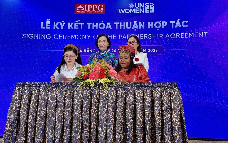 CEO IPPG Lê Hồng Thủy Tiên ký kết hợp tác chiến lược với UN Women