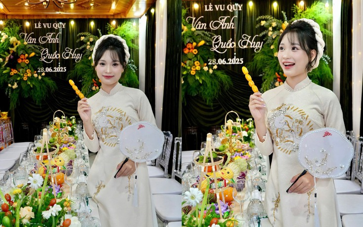 Đám cưới trang trí rau củ tận 500 kg: Khách mời, hàng xóm nhận quà mang về