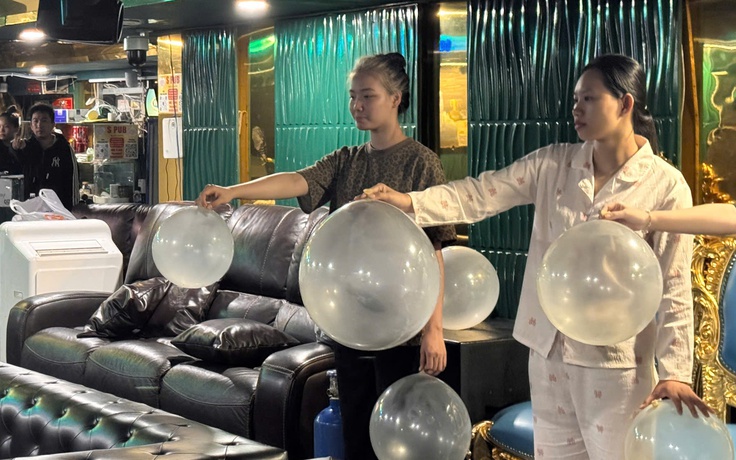Bar ở phố tây Bùi Viện buôn bán khí cười, thu lợi bất chính trăm tỉ đồng