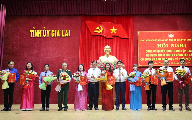 Gia Lai kiện toàn bộ máy Ủy ban MTTQ Việt Nam tỉnh