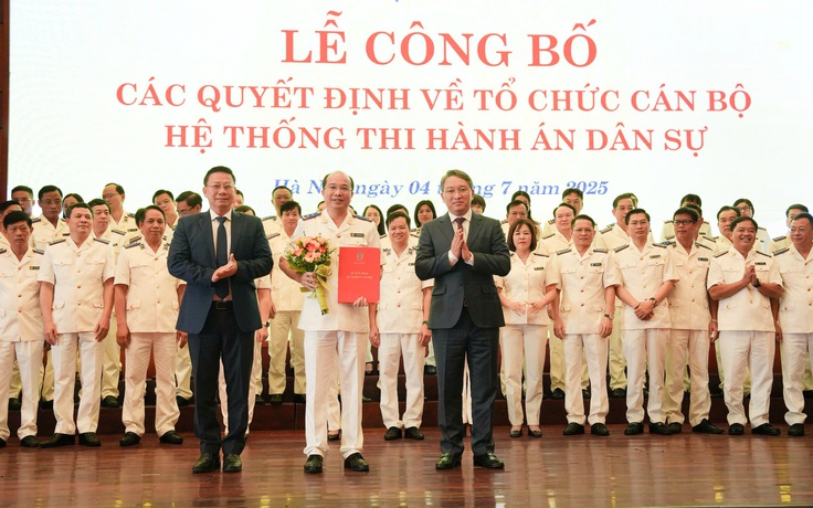 Sáp nhập còn 34 tỉnh, hệ thống thi hành án dân sự có mô hình mới